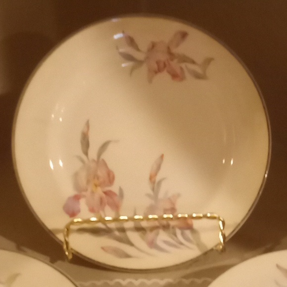 Vintage Universal Cambridge Iris Plate Bundle - 7 - 6" Bread Plates - Picture 2 of 11